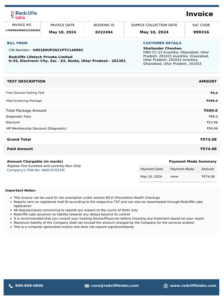 OnePlus Invoice Summary - May 2024 | PDF | Invoice | Taxes