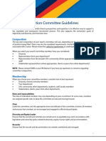 search committee guidelines