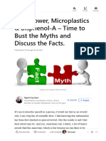 Windpower, Microplastics & Bisphenol-A - Time To Bust The Myths and Discuss The Facts