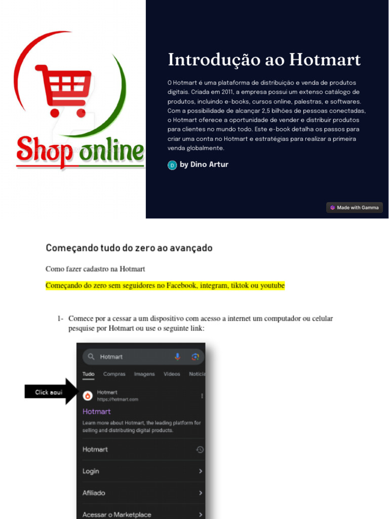 Guia Completo para Vender no Hotmart | PDF | Marketing | Facebook