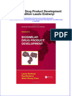 (Download PDF) Biosimilar Drug Product Development 1St Edition Laszlo Endrenyi Online Ebook All Chapter PDF
