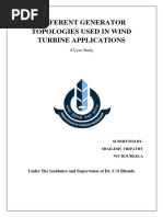 Different Generator Topologies Used in W