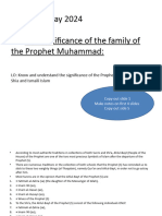 3.4 the Family of the Prophet Muhammad