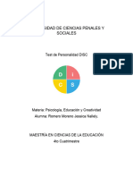 Universidad de Ciencias Penales Y Sociales: Test de Personalidad DISC