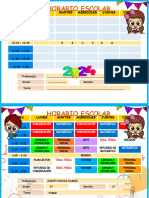 Horario Editable