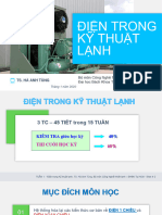 Điện trong KT lạnh - CHƯƠNG 1 - Các khái niệm cơ bản