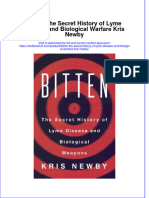(Download PDF) Bitten The Secret History of Lyme Disease and Biological Warfare Kris Newby Online Ebook All Chapter PDF