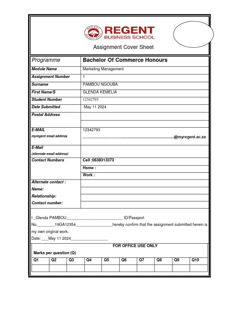 Marketing Assignment 24 | PDF | Digital Marketing | Brand