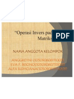 MATRIKS INVERS