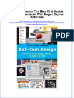 [Download pdf] Dot Com Design The Rise Of A Usable Social Commercial Web Megan Sapnar Ankerson online ebook all chapter pdf 