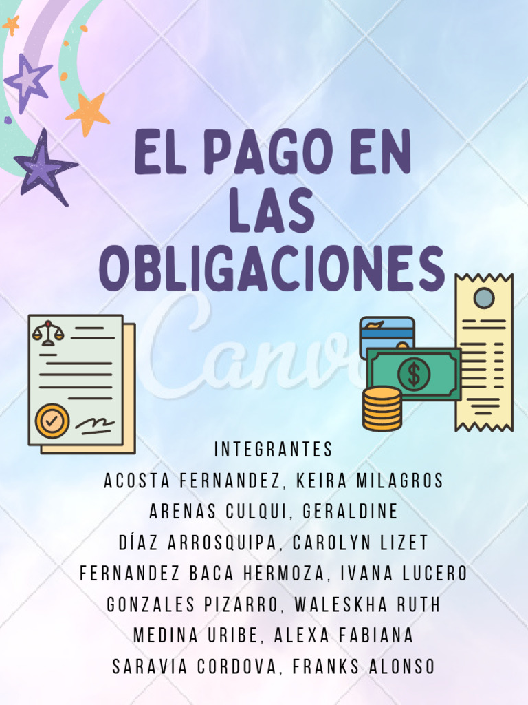 Producto Semanal - El Pago en Las Obligaciones | PDF | Pagos | Subrogación