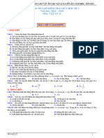 (VL11) Nội Dung Ôn Tập Giữa HK1-CTST-HS