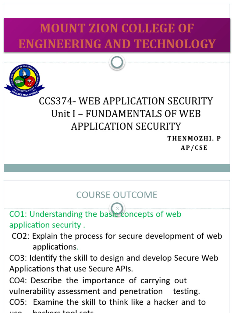 Web Application Security Fundamentals | PDF | Transport Layer Security ...