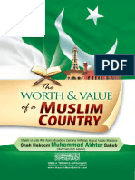 The Worth Value of A Muslim Country - Maulana Hakeem Akhtar Sahib
