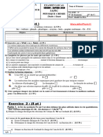 Examen 16 - 3AC FR 2019 - 2020