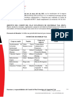 1.2 Acta Constitución Comité