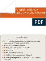 Acoustic Neuroma Diagnosis and Management