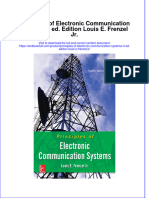 (Download PDF) Principles of Electronic Communication Systems 4 Ed Edition Louis E Frenzel JR Online Ebook All Chapter PDF