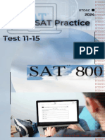 SAT Math Digital Practice Tests 11-15 Booklet3 2024