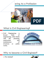 Civil Engineering As A Profession