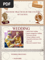 Tausug Culture and Traditions Overview | PDF | Religion & Spirituality