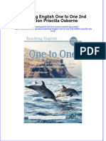 [Download pdf] Teaching English One To One 2Nd Edition Priscilla Osborne online ebook all chapter pdf 