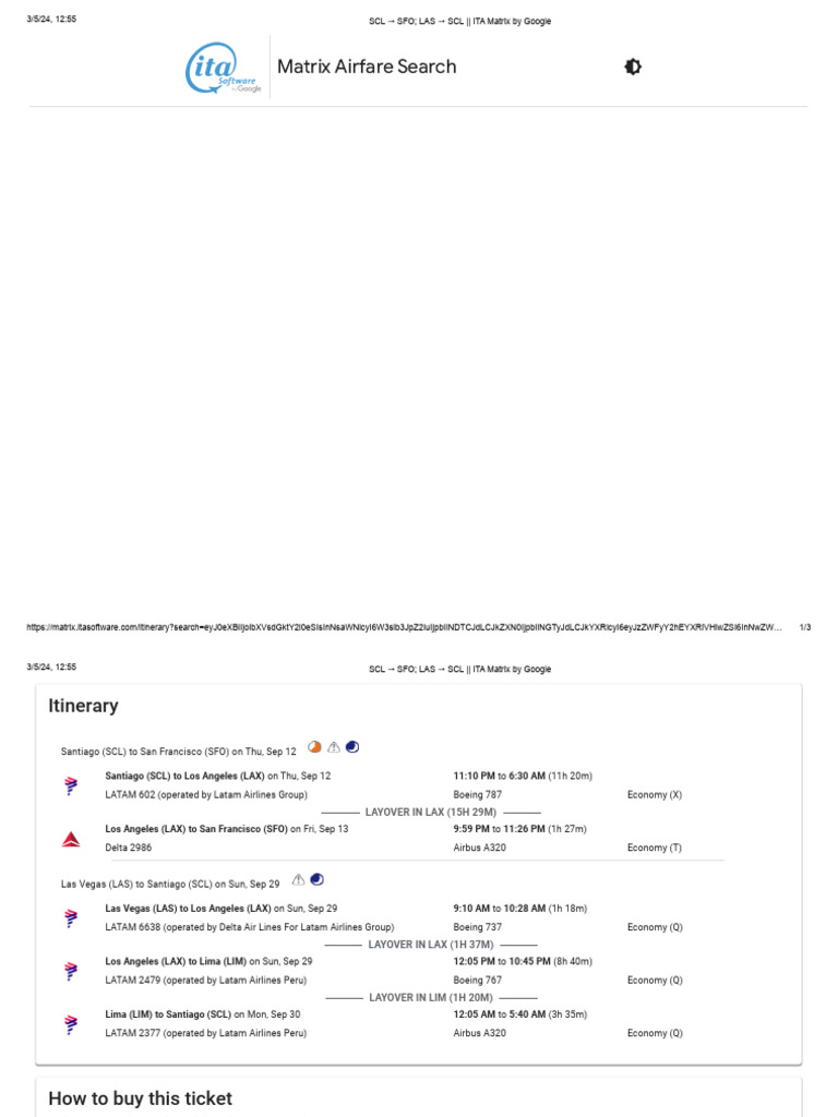 Scl sfo las scl ita matrix by google pdf san francisco