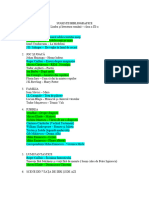 Lista de Lecturi Clasa A 9-A