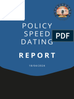 Policy Spped Dating