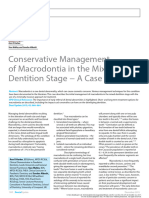 2015 DU - Consv Managment of Macrodontia