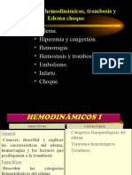 Trastornos Hemodinámicos, Trombosis y Choque