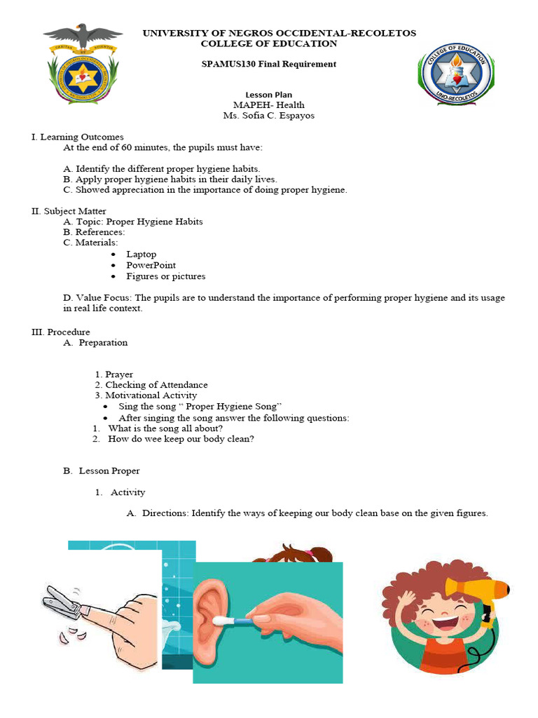 Spamus Lesson | PDF | Hygiene | Toothbrush