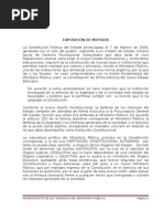 Proyecto de Ley del Ministerio Público de Bolivia