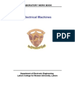 38959420 Electrical Machines Lab Manual