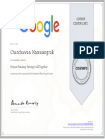 Chatchawan Project Planning Certified