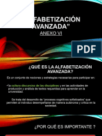 Alfabetización Avanzada POWERPOINT