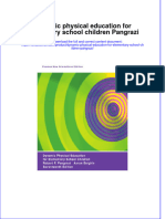 (Download PDF) Dynamic Physical Education For Elementary School Children Pangrazi Online Ebook All Chapter PDF
