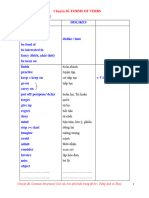 Chuyên đề. Forms of verbs