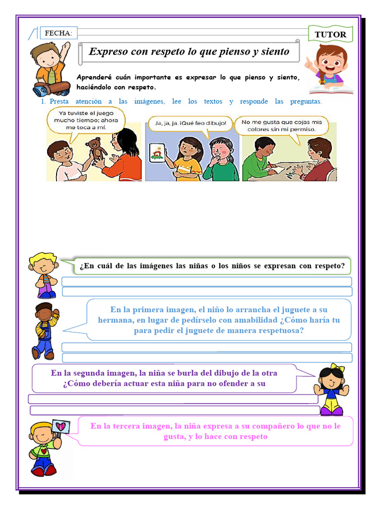 Cómo Expresar Respeto en la Comunicación | PDF | Artes del Lenguaje y ...