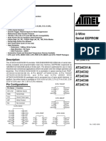 2-Wire Serial EEPROM: Features