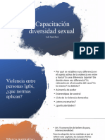 Capacitación diversidad sexual