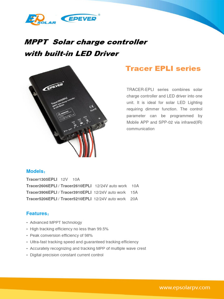 MPPT Solar Charge Controller & LED Driver | PDF | Electrical Equipment ...