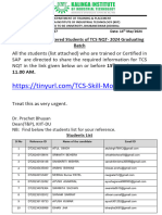 Share The Required Information For TCS NQT 2024 Graduating Batch