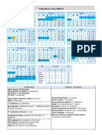 Calendario Escolar 2020 21