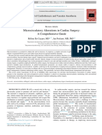 Microcirculatory Alterations in Cardiac Surgery A Comprehensive