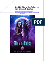 (Download PDF) Born Vampire 04 0 Bite of The Fallen 1St Edition Elizabeth Dunlap Online Ebook All Chapter PDF