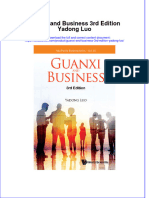 (Download PDF) Guanxi and Business 3Rd Edition Yadong Luo Online Ebook All Chapter PDF