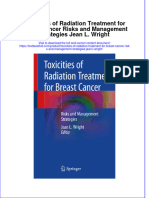 (Download PDF) Toxicities of Radiation Treatment For Breast Cancer Risks and Management Strategies Jean L Wright Online Ebook All Chapter PDF