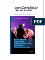 (Download PDF) Eastern European Popular Music in A Transnational Context Beyond The Borders Ewa Mazierska Online Ebook All Chapter PDF