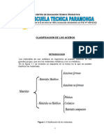 Clasificacion de Los Aceros